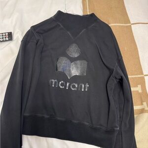 Isabel Marant Black Sweatshirt with Logo